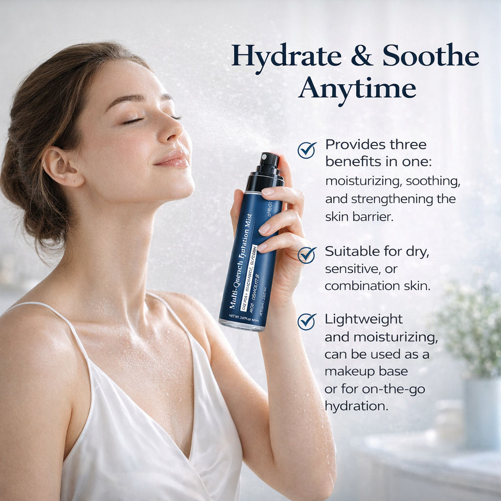 BB Spray Cream Facial Mist Lightweight Hydrating Makeup Base For Daily Quick Beauty Routine