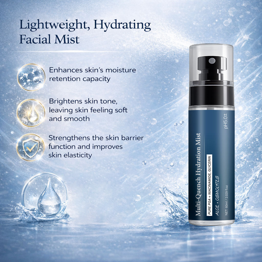 BB Spray Cream Facial Mist Lightweight Hydrating Makeup Base For Daily Quick Beauty Routine