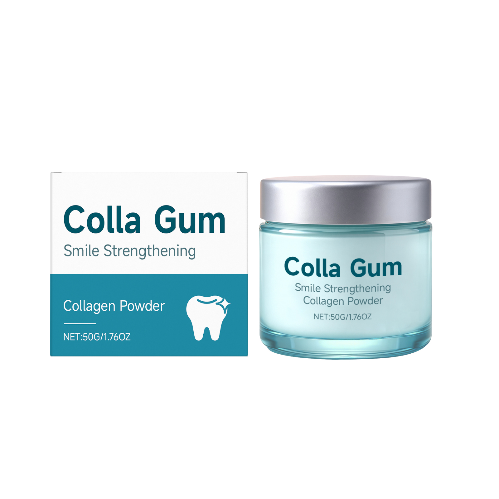 Collagen Dental Powder Mild Clean Protect Tooth Surface Stain Fresh Smile Daily Oral Care Dust