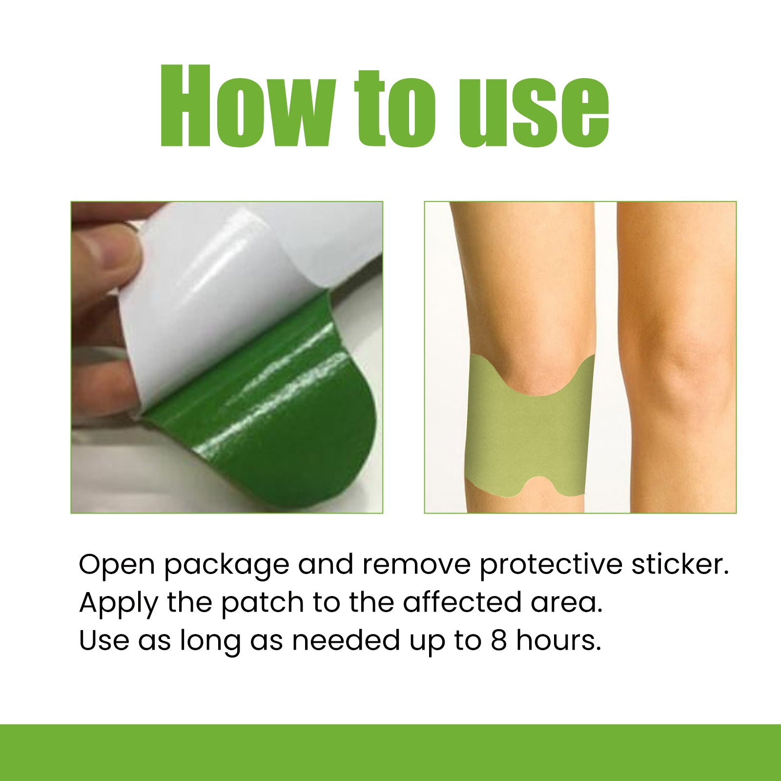 Mugwort Care Patch Soothing Health Comfort Massage Muscle Cervical Lumbar Knee Leg Joint Tendon Bone