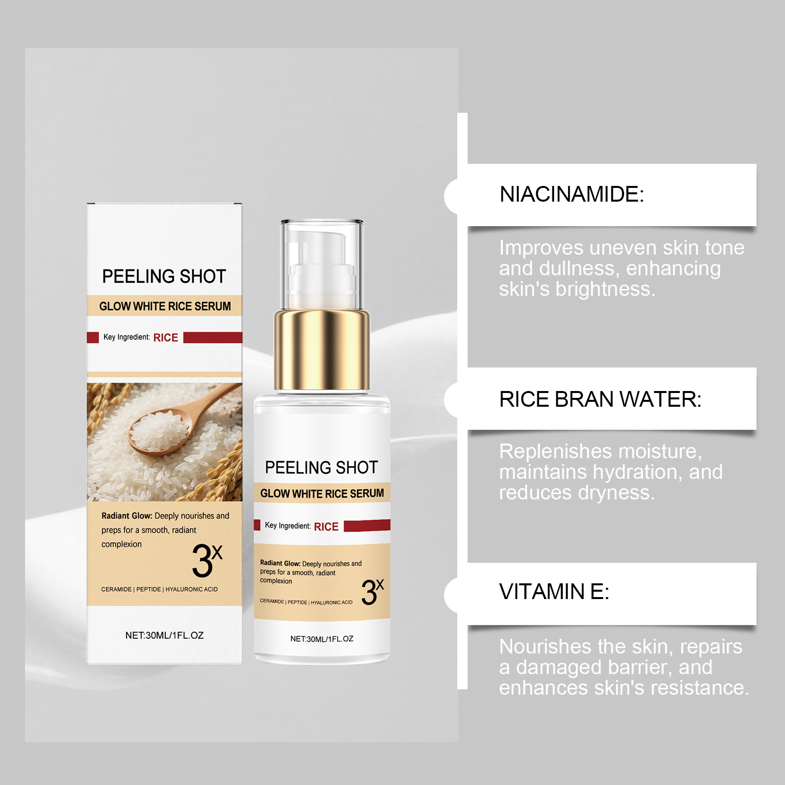 Moisturizing Nourishing Essence Liquid Hydrating Bright Mild Daily Nourish Facial Skin Care Serum Deep Soft Healthy Gentle Smooth