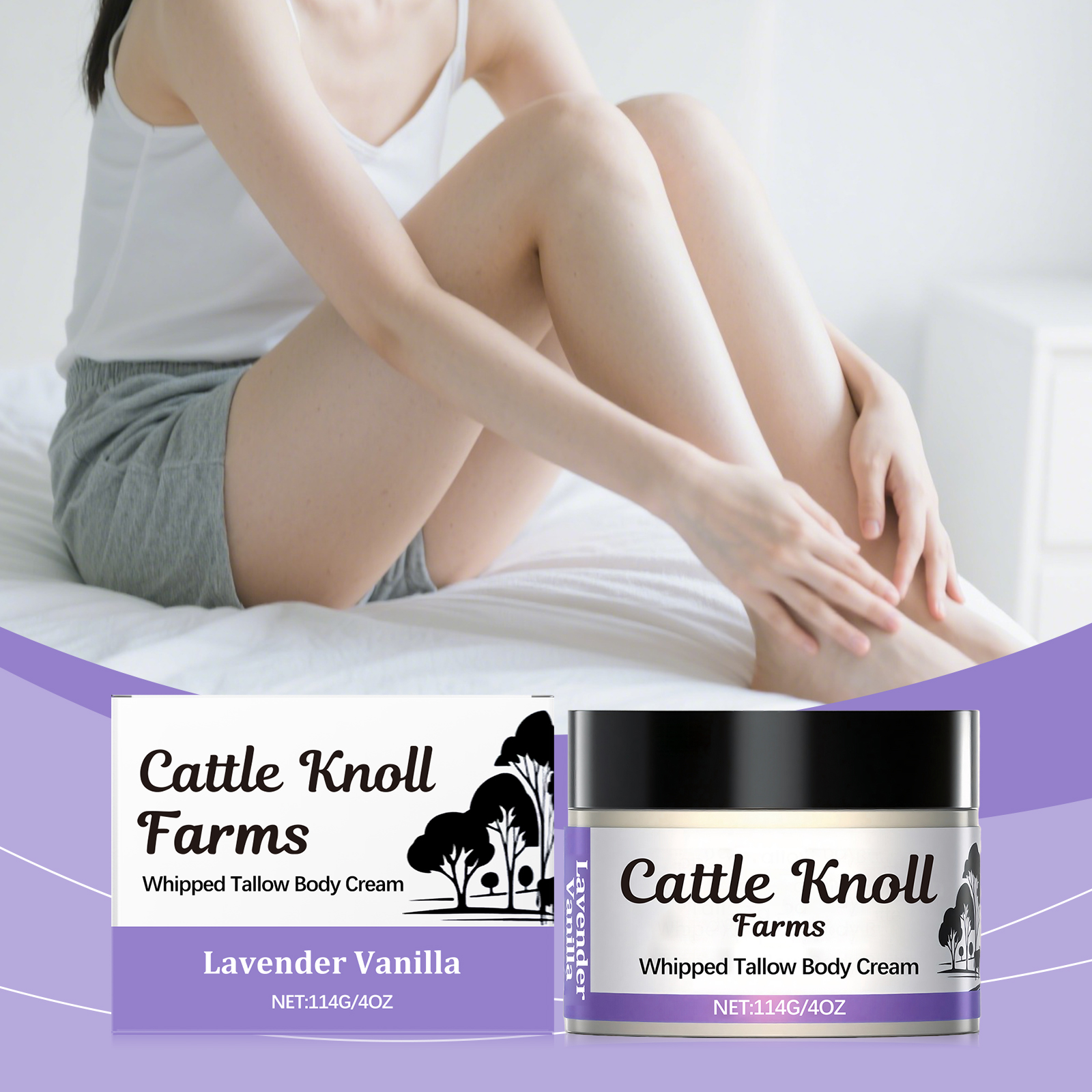 Tallow Skin Cream Mild Daily Nourishing Lock Water Moisturize Smooth Delicate Dry Skin Body Care Lotion