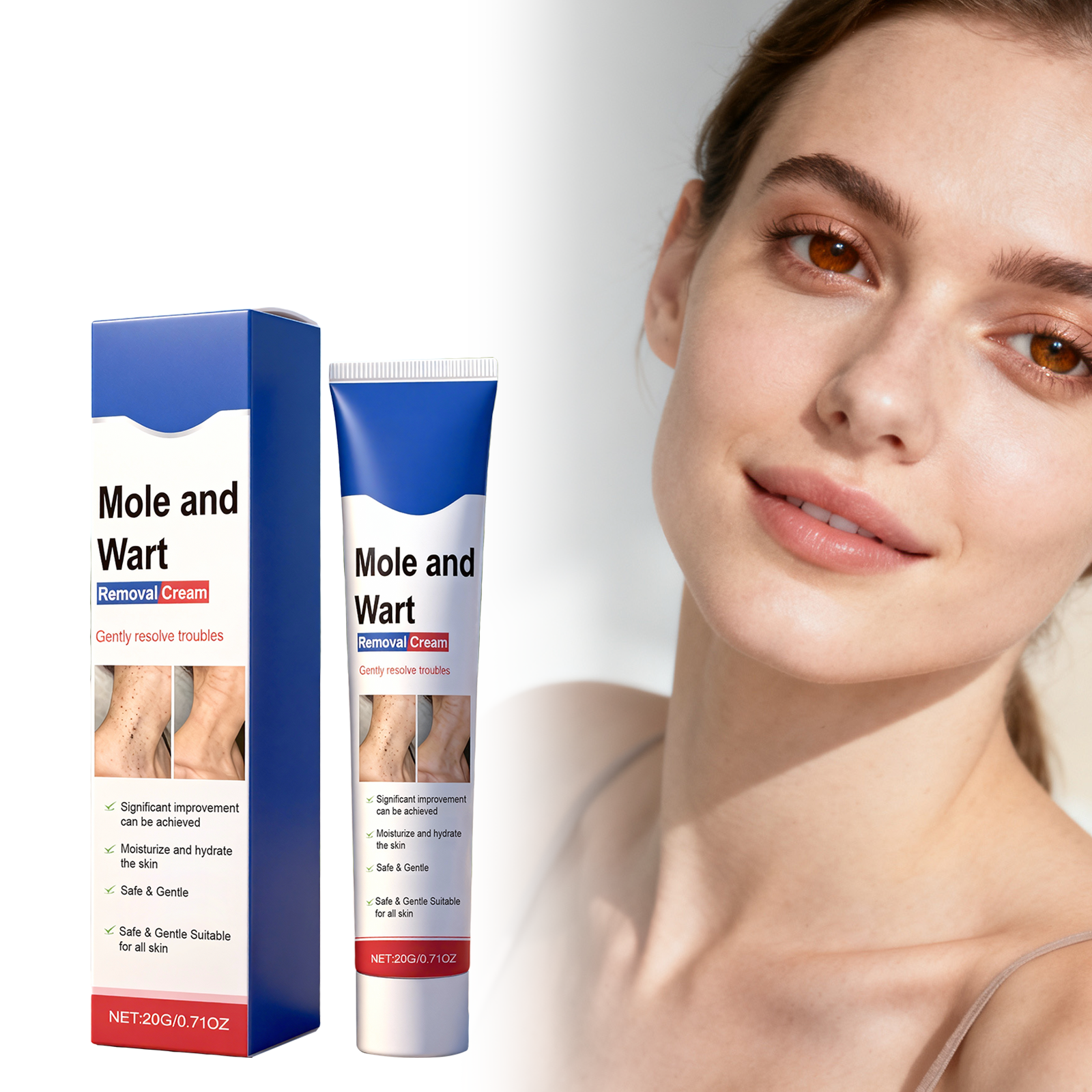 Skin Care Cream Soft Tender Comfortable Moist Clean Gloss Body Skin External Smear Use Daily Gentle Hydrate Smooth