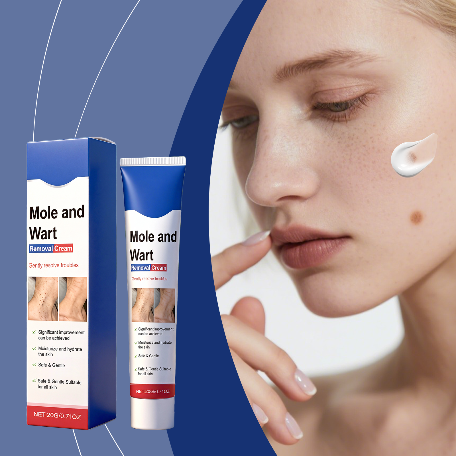 Skin Care Cream Soft Tender Comfortable Moist Clean Gloss Body Skin External Smear Use Daily Gentle Hydrate Smooth