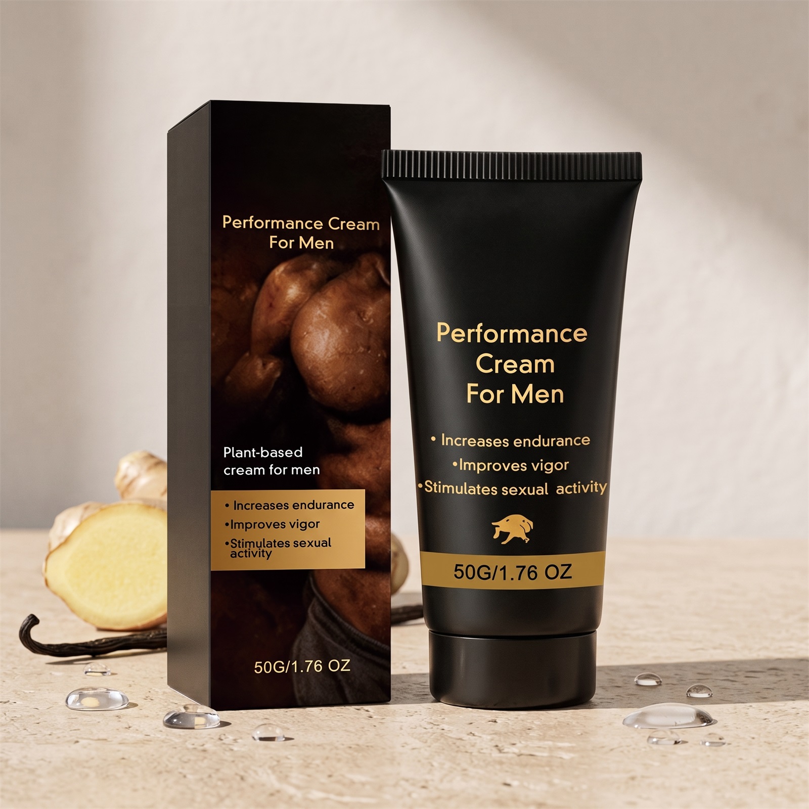 Men Body Care Cream Mild Ingredients Moisturizing Tender Light Texture Daily Male Body Smear Treatment