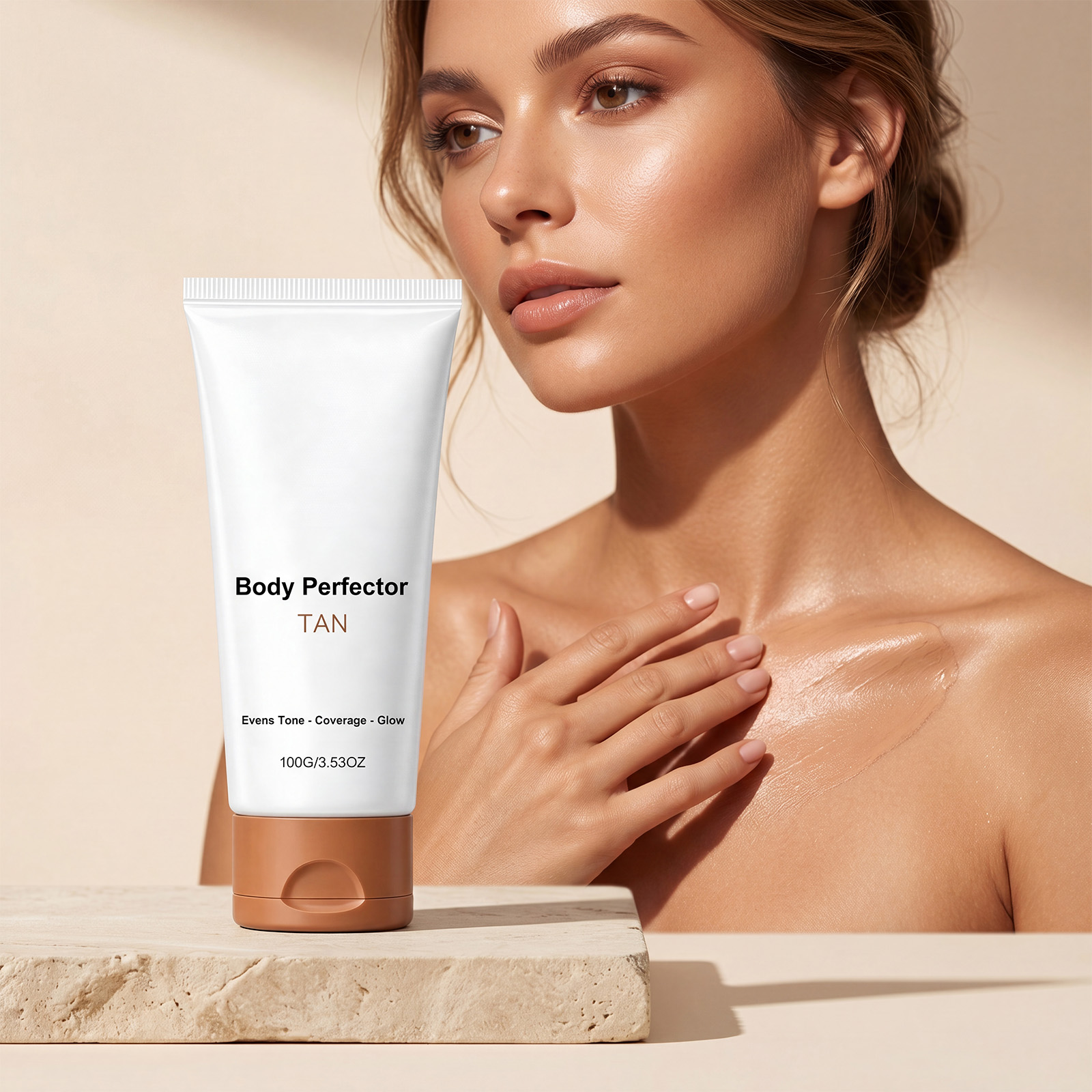 Wheat Shade Concealing Body Lotion Cover Body Blemishes Even Skin Tone Create Natural Wheat Complexion