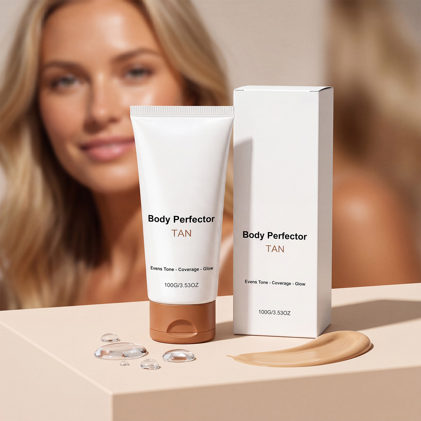 Wheat Shade Concealing Body Lotion Cover Body Blemishes Even Skin Tone Create Natural Wheat Complexion