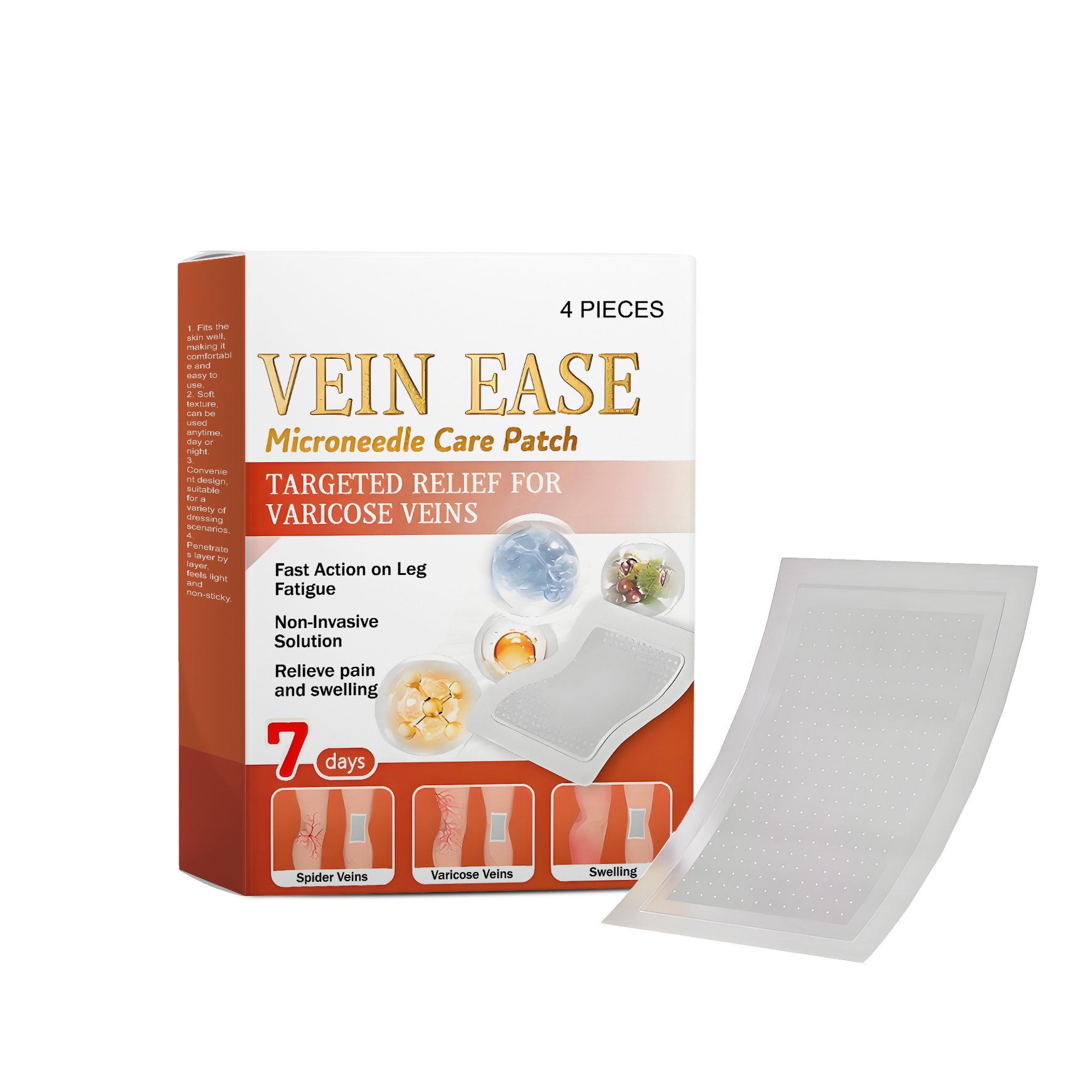 Leg Care Patch Mild Ingredients Nourish Moisturize Daily Care Massage Relieve Leg Discomfort