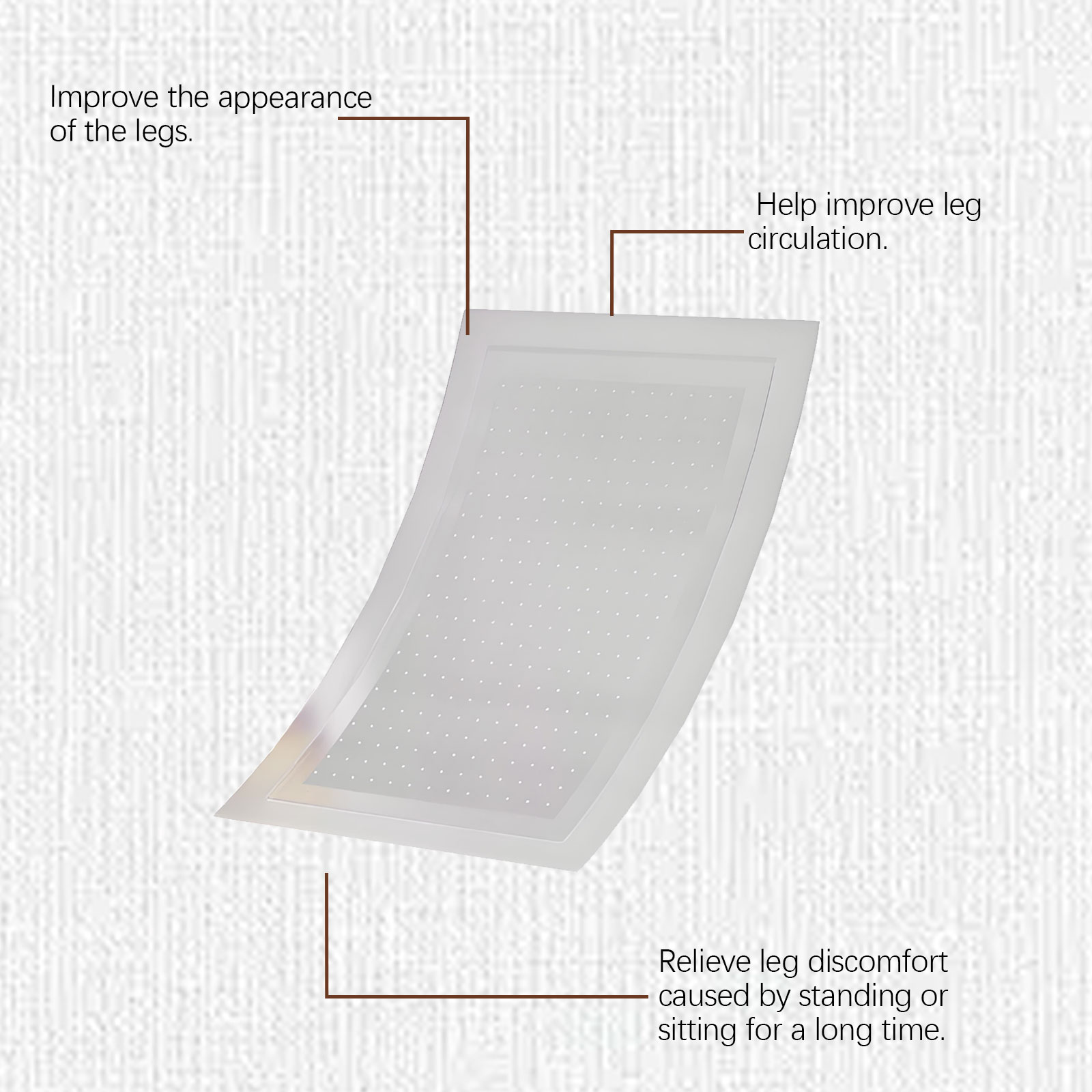 Leg Care Patch Mild Ingredients Nourish Moisturize Daily Care Massage Relieve Leg Discomfort