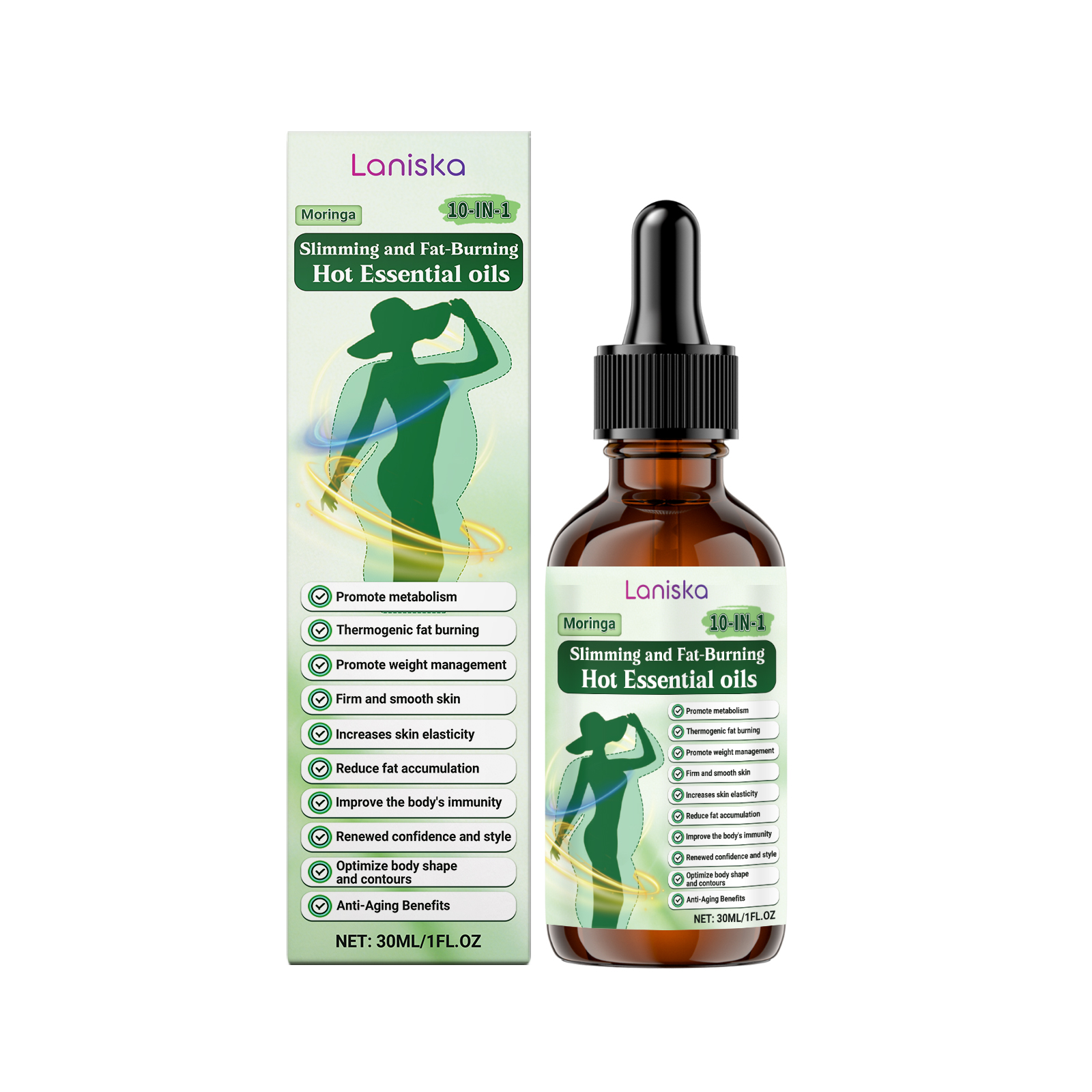 Body Care Essential Oil Light Figure Show Body Lines Nourish Whole Skin