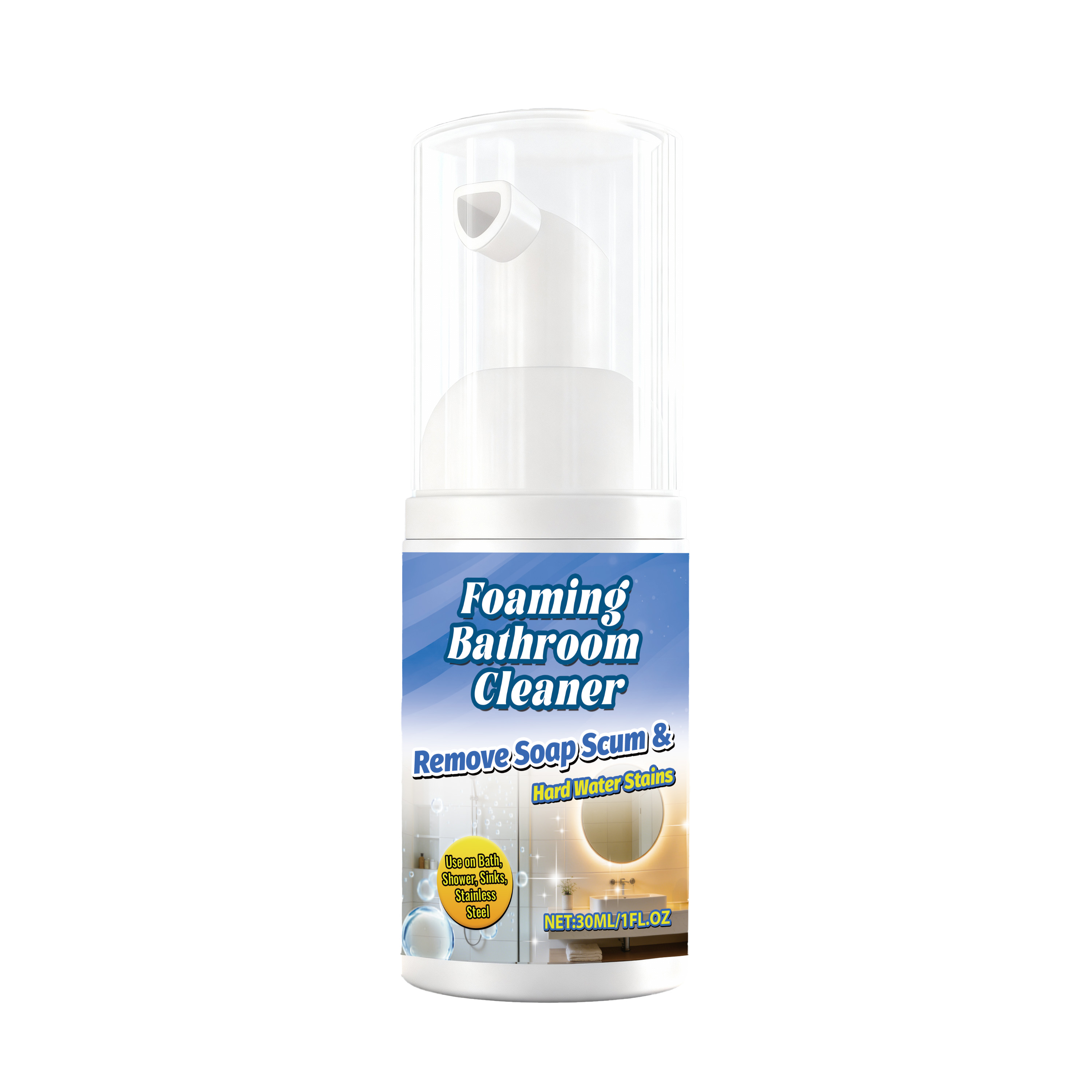 Bathroom Cleaner Household Multi Surface Daily Maintenance Scale Stain Remover Bathtub Tile Care