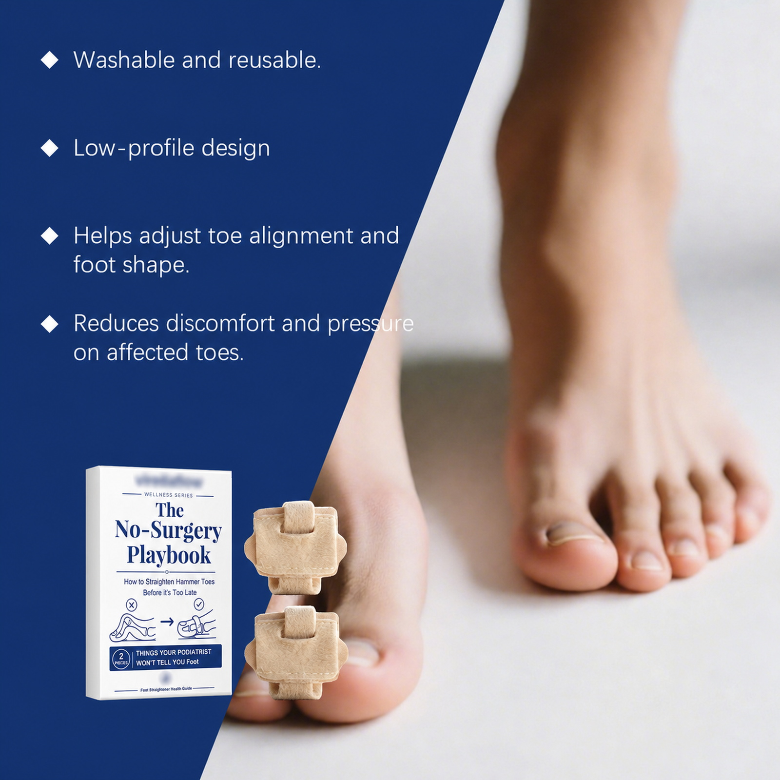 Toe Corrector Daily Care Comfortable Wearing Fit Toe Protector Orthopedic Hallux Valgus Foot Nursing Appliance