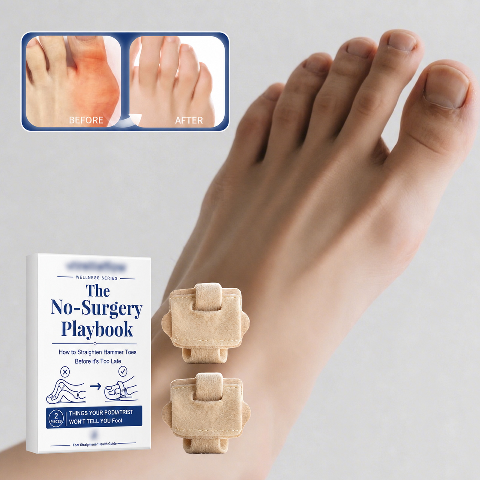 Toe Corrector Daily Care Comfortable Wearing Fit Toe Protector Orthopedic Hallux Valgus Foot Nursing Appliance