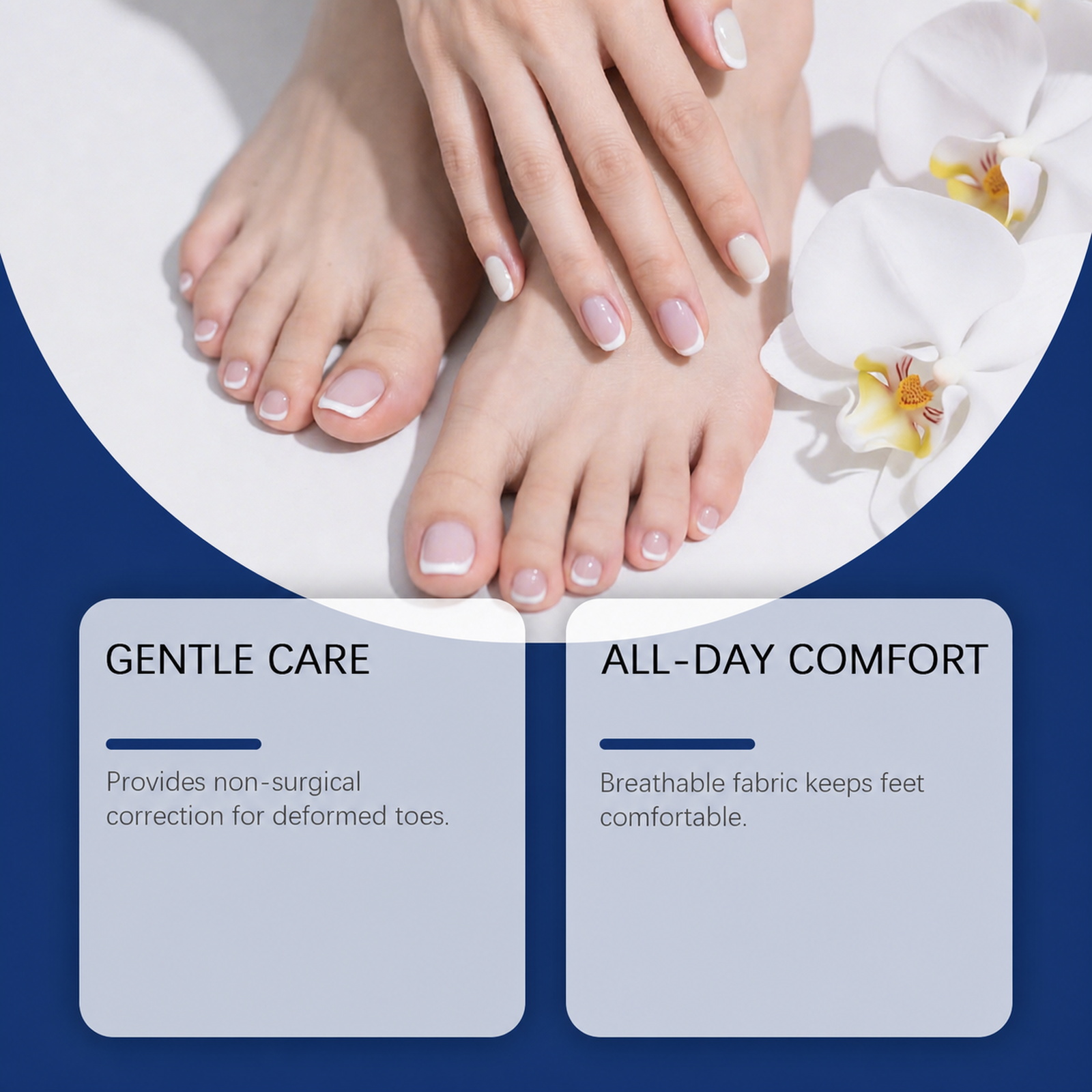Toe Corrector Daily Care Comfortable Wearing Fit Toe Protector Orthopedic Hallux Valgus Foot Nursing Appliance