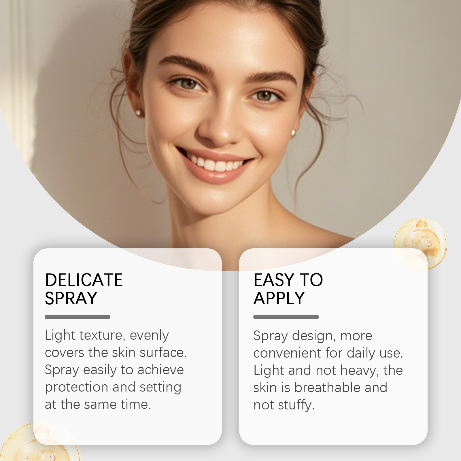 Waterproof Setting Spray Natural Light Oil Control Matte Hydrating Refreshing Soft Long Last