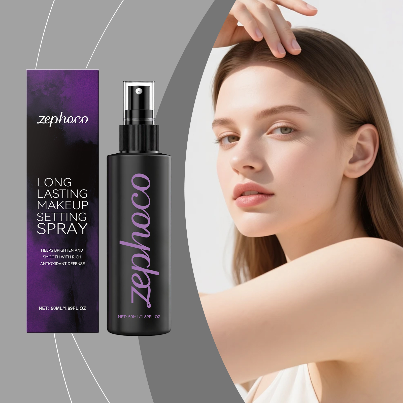 Waterproof Setting Spray Natural Light Oil Control Matte Hydrating Refreshing Soft Long Last
