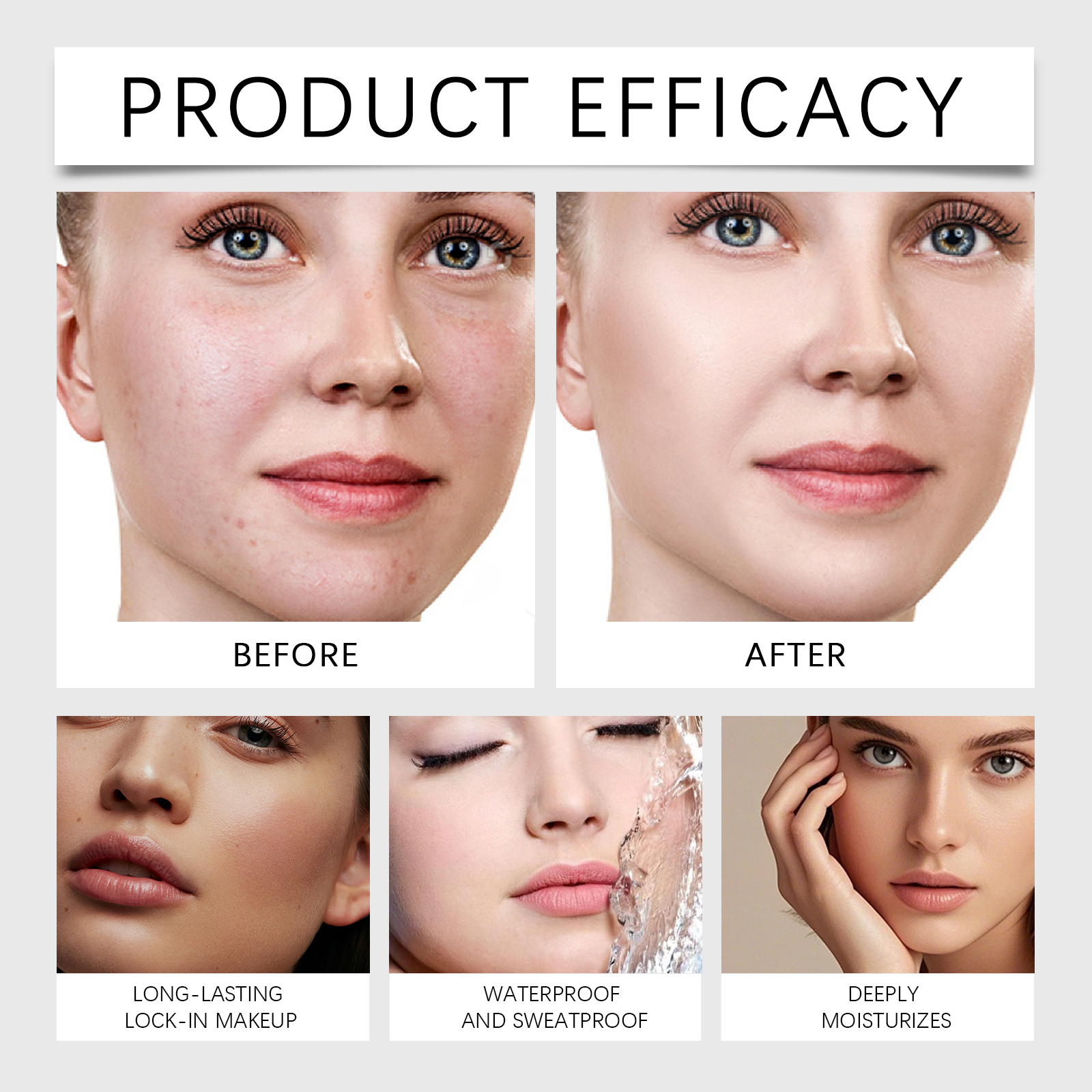 Waterproof Setting Spray Natural Light Oil Control Matte Hydrating Refreshing Soft Long Last