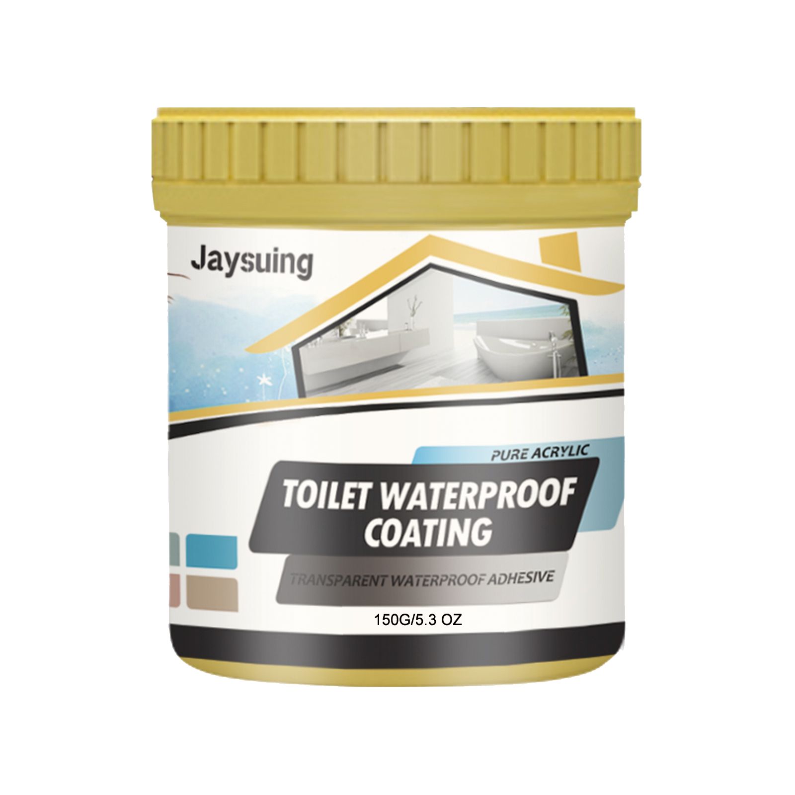 Waterproof Leak Repair Sealant Transparent For Bathroom Wall Roof And Exterior Crack Repair