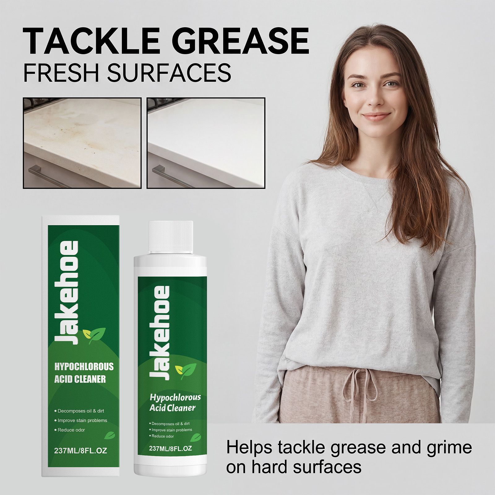 Multi Purpose Cleaner Spray No Rinse For Household Hard Surfaces Daily Cleaning