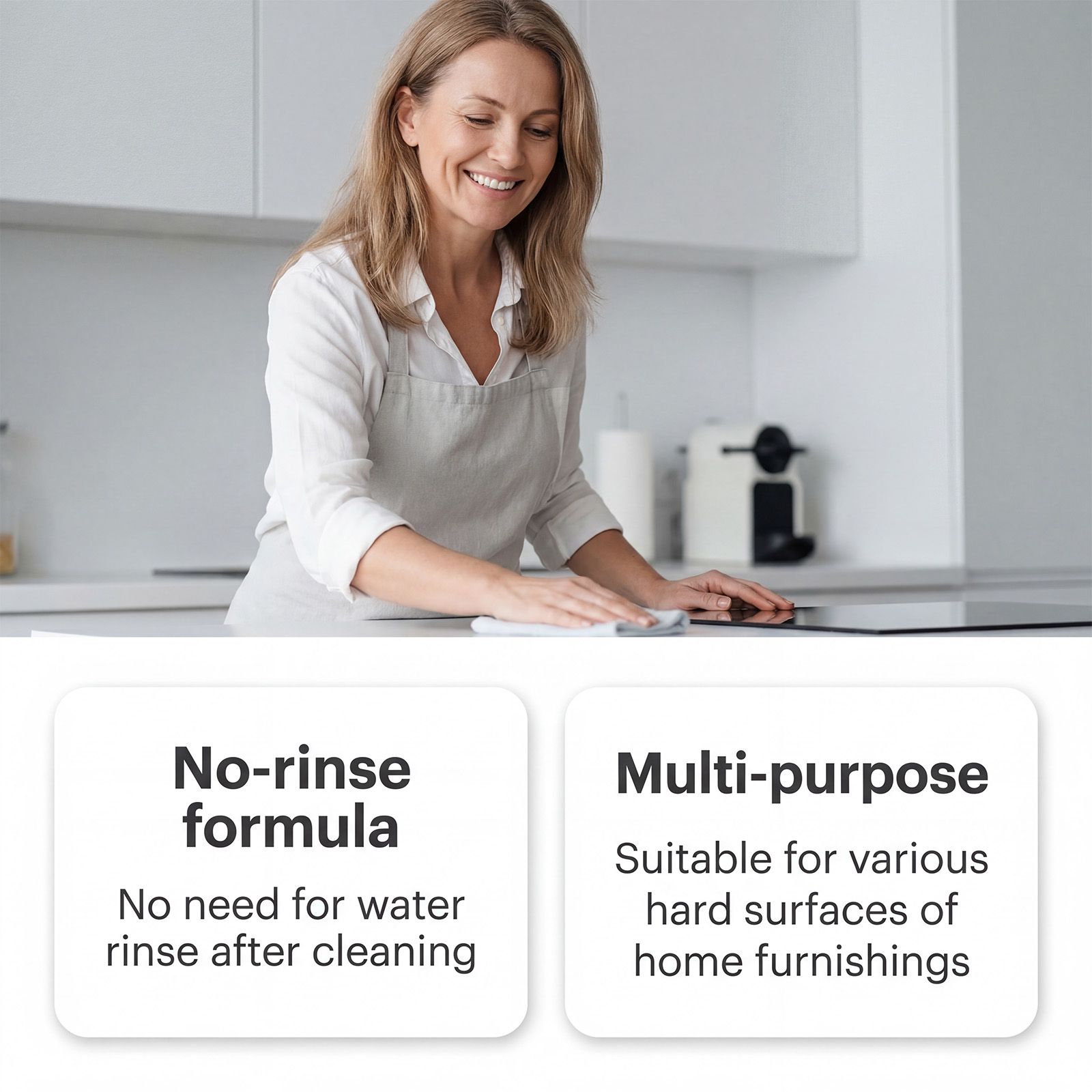 Multi Purpose Cleaner Spray No Rinse For Household Hard Surfaces Daily Cleaning