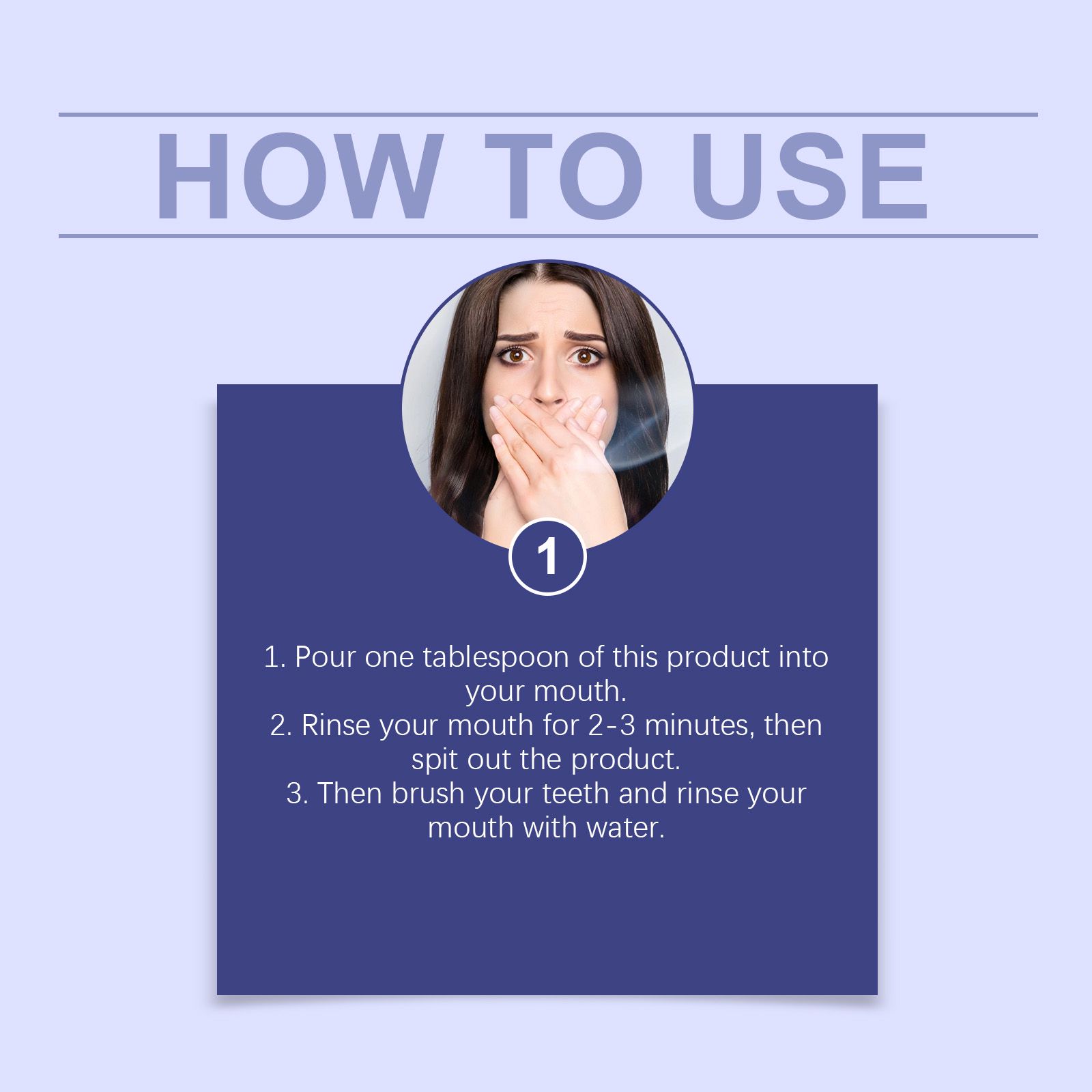 Mouthwash With Menthol And Hydrogen Peroxide For Fresh Breath And Daily Oral Care