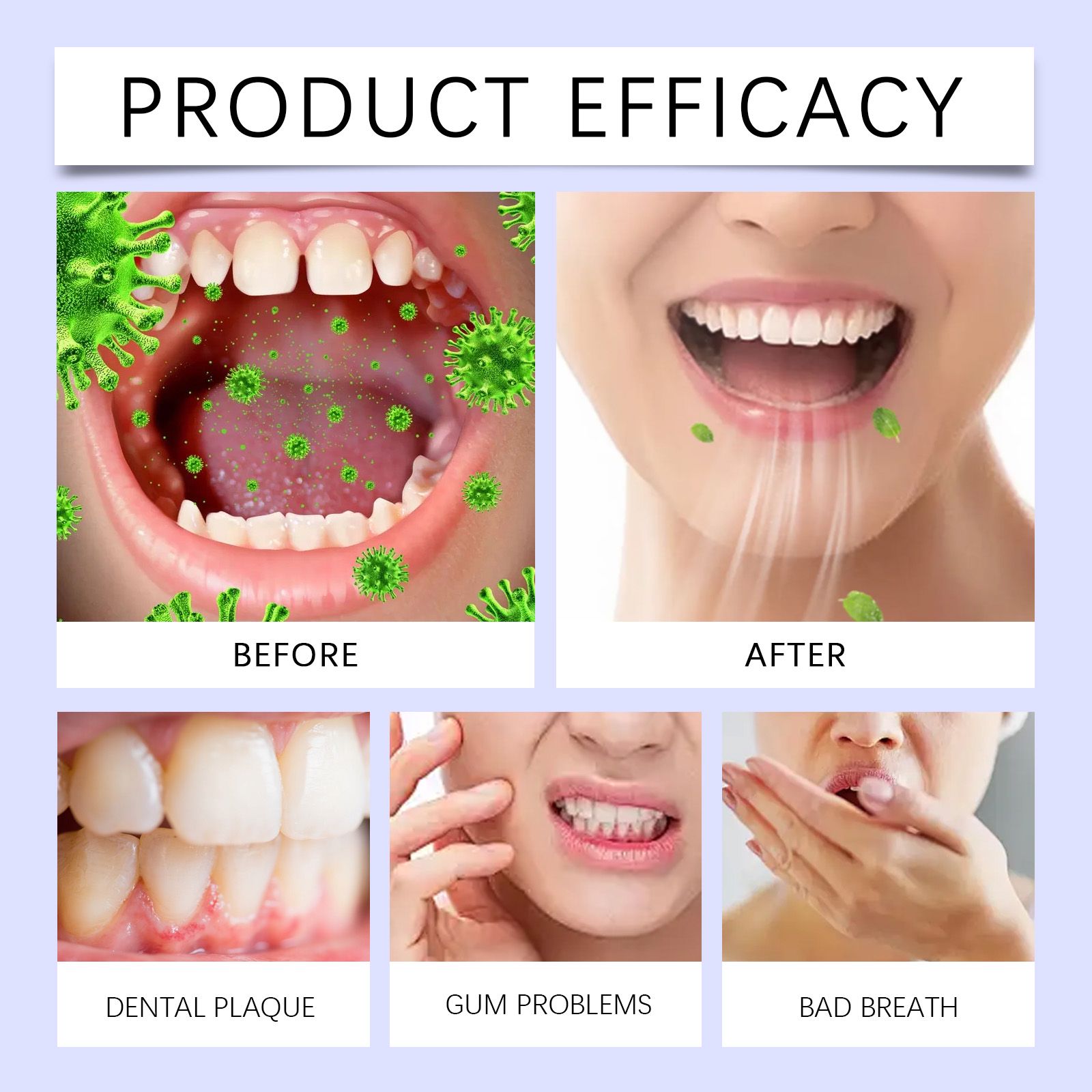 Mouthwash With Menthol And Hydrogen Peroxide For Fresh Breath And Daily Oral Care