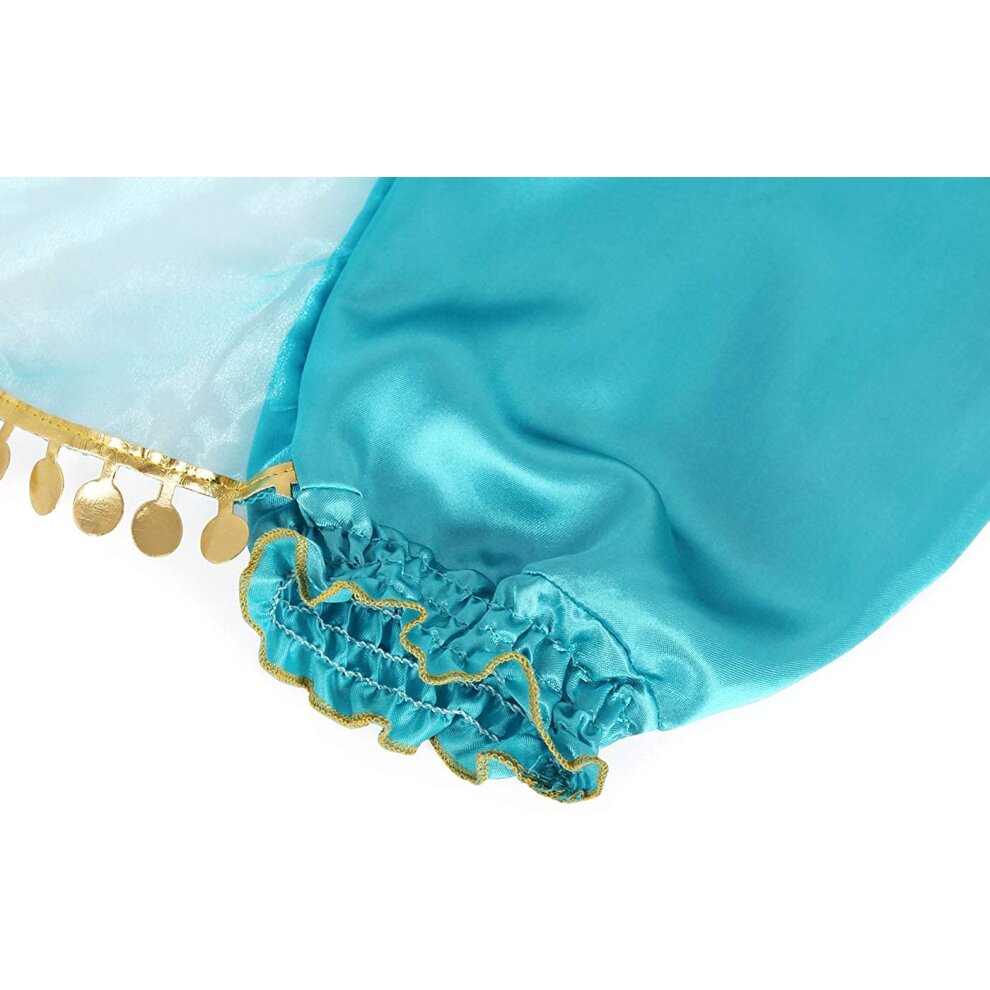 (5~6 Years) AmzBarley Princess Jasmine Dress Up Costumes