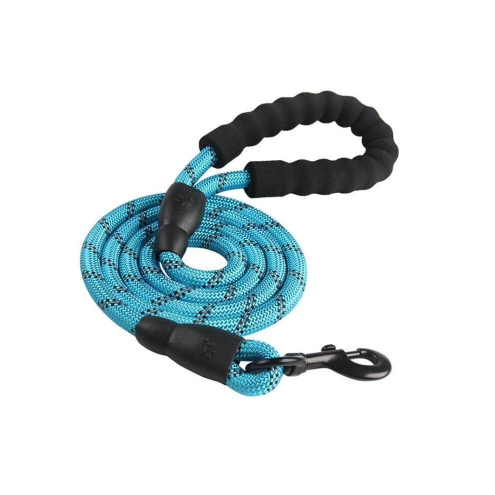 (Red) Dog Leash Braided Rope Pet Leads Strong Soft for Medium Large Dog Walk Walking