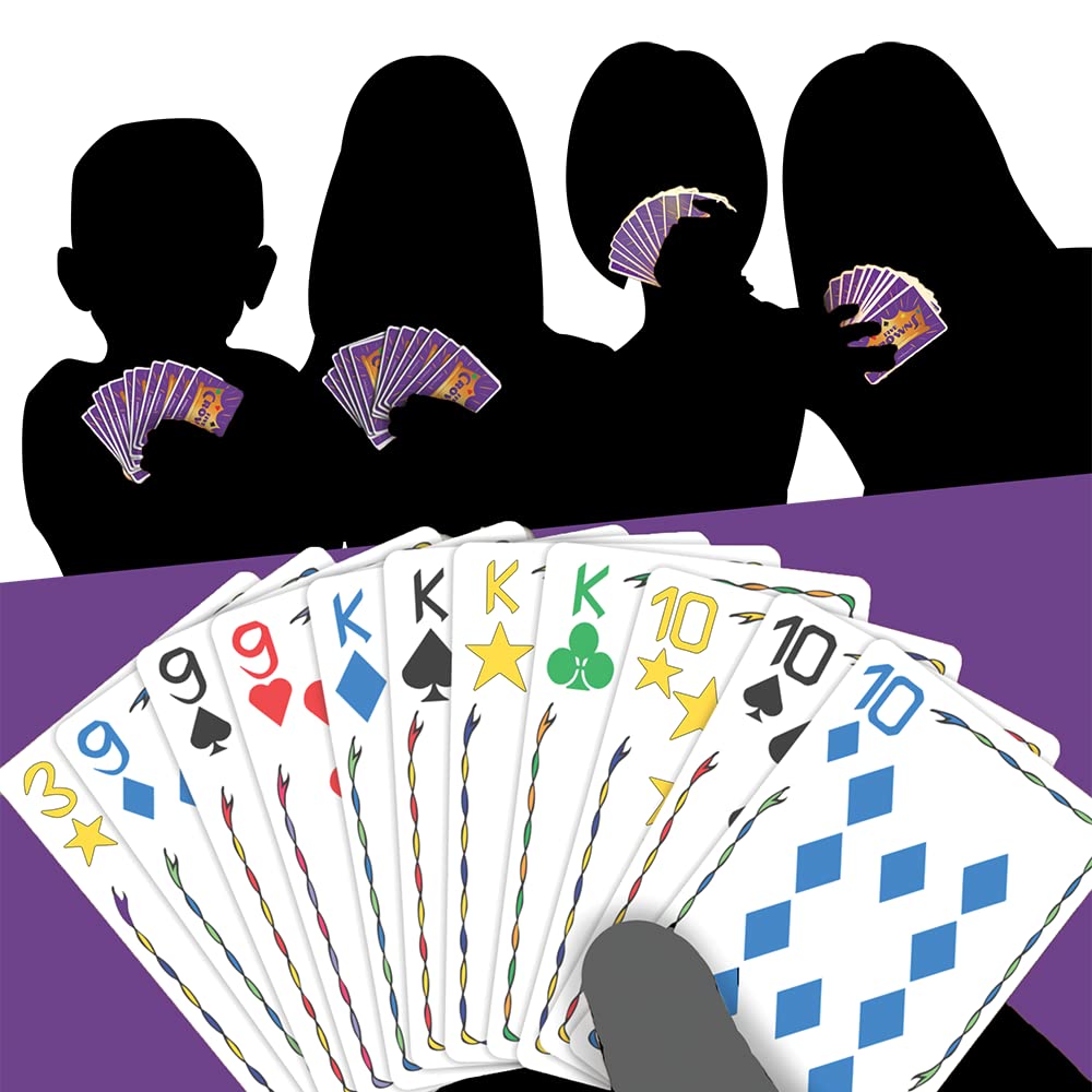 Five Crowns Card Game Family Board Game Fun Games for Family Game Night Home Party Playing with Kids Full English Version Xmas Gifts