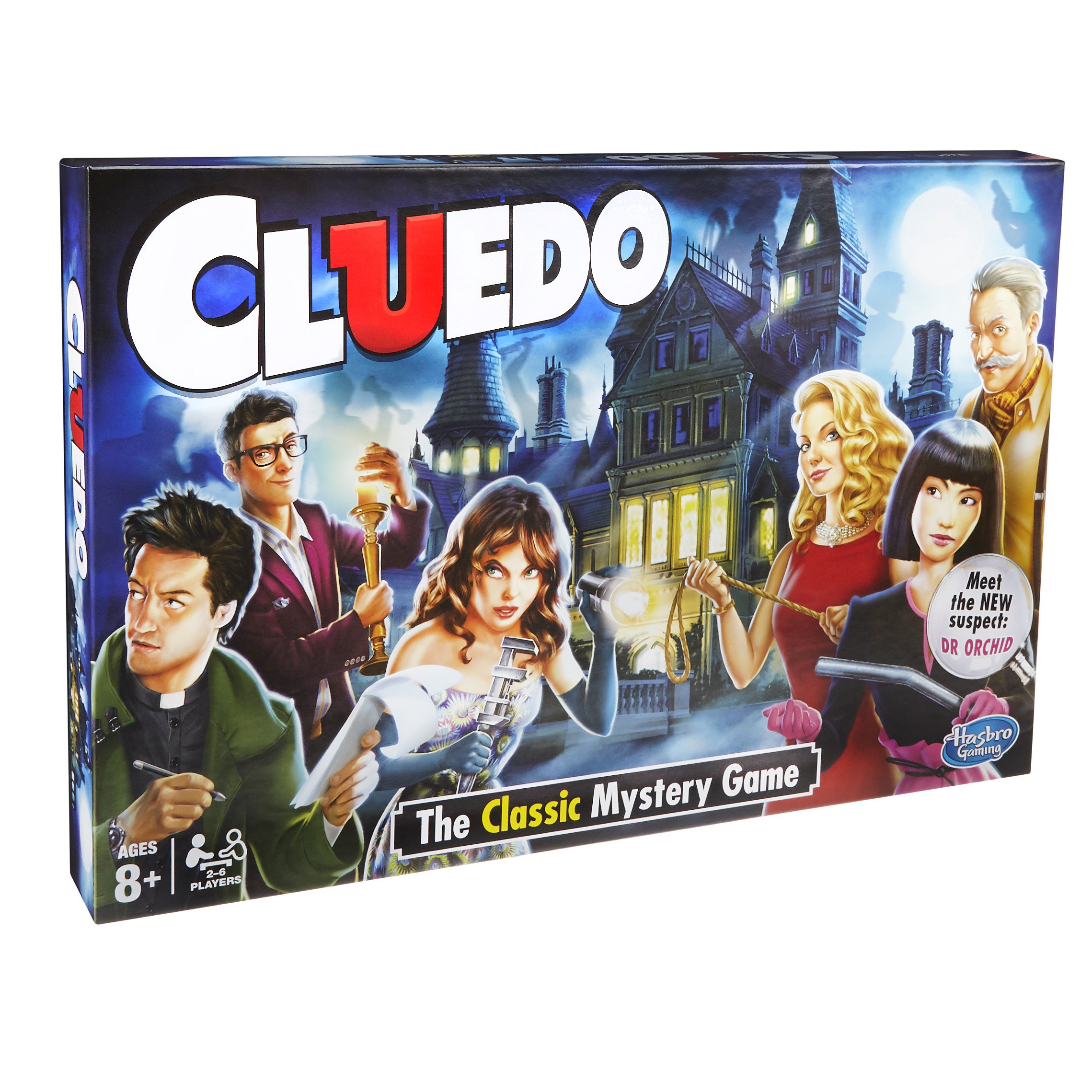 Gaming Cluedo the Classic Mystery Board Game 2-6 Players Clue Card Toys Entertainment Family Party Game Interesting Table Games for Adult Children Ages 8 and up