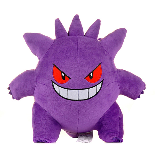 Pokémon Plush Toy Gengar Character of Smash Hit Pokémon Animated Series Soft Stuffed Animal Doll Pokemon Soft Toys for Halloween Christmas Gifts Collection