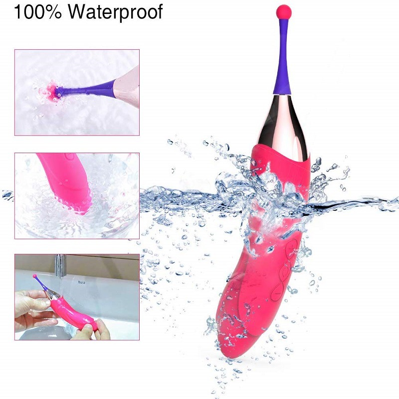 G-Spot Vibrator Clitoral Sex Toys Cordless Electric Massager Rechargeable Waterproof Mini Wand Finger AV Stimulator Women Lesbian