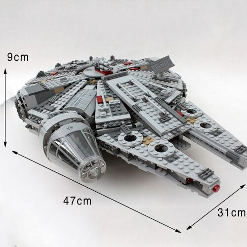 Classic Star Wars Millennium 79211 Falcon Building Blocks Gift Splicing Falcon Figures Building Bricks Classic Movie Model Kid Toy Christmas Gifts