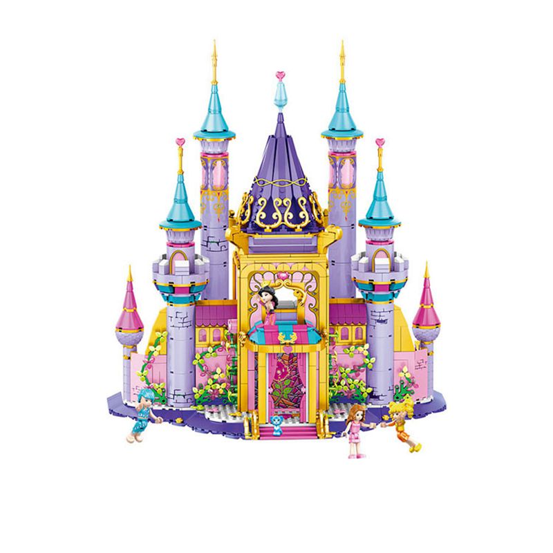 Princess Lauries Flower Orchid Castle Building Model Blocks Girl Gifts Toy Garden