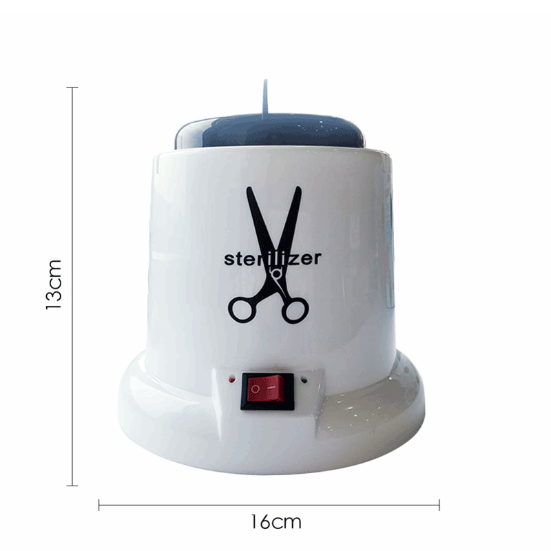 Nail Sterilizer Nail Art Equipment Manicure Machine High Temperature Disinfection Sterlizer Potable Makeup Accessories Nail Cleaner Tools With Glass Ball for Home Beauty Salon Sterilization