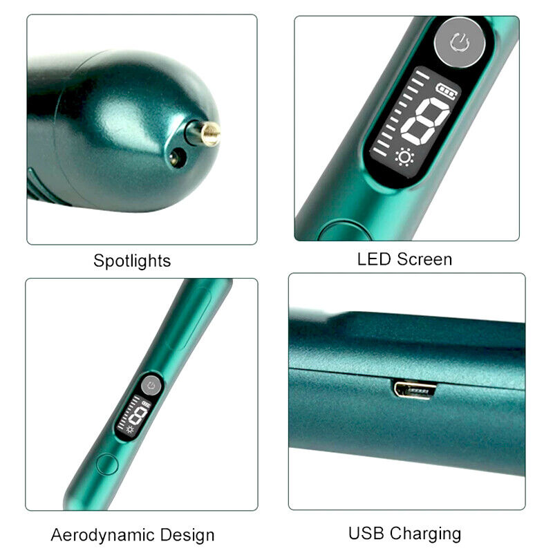 (White) Spot Removal Pen LCD Laser Pen Skin Tag Remover Age Spot Mole Wart Tattoo Freckle Removal Machine Electric Face Skin Care Tools Ideal Gift