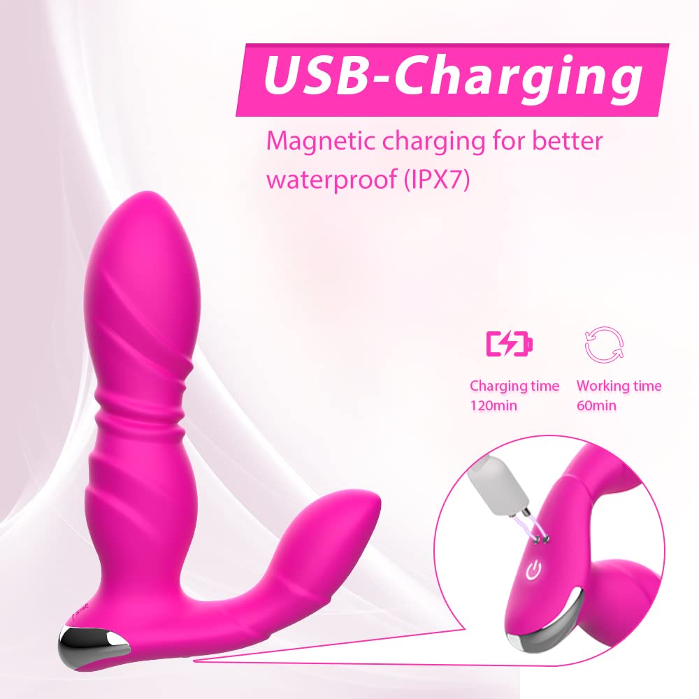 Vibrator Sex Toy for Womens Couples Sex Toys G Spot Clitoris Toys Adult Toys Clitoral Stimulator Wearable Dildo App Remote Control Powerful Thrusting