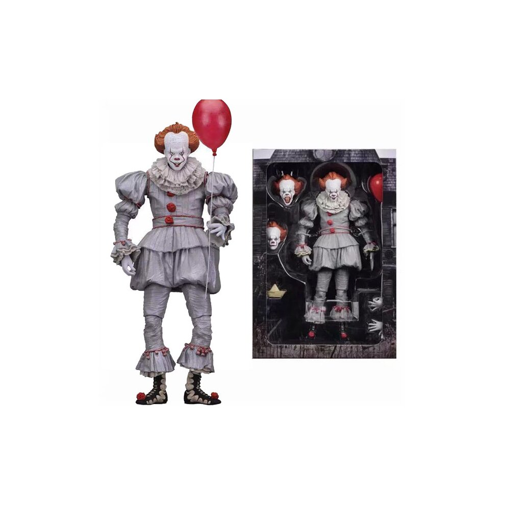 (Ver. 1.0) NECA IT 2017 Pennywise Ultimate Action Figures Horror Scared Model Toys Collectible Doll Clown Figures 7 Inches