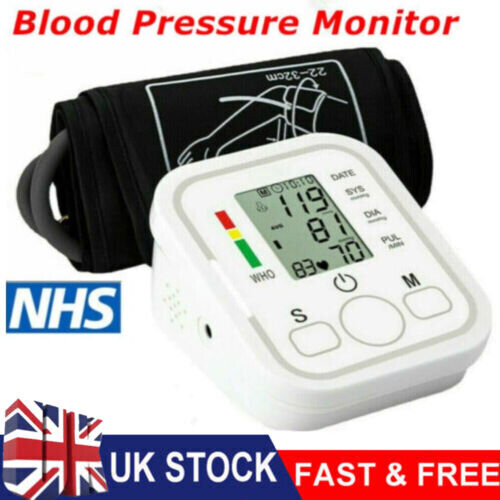Digital Automatic Blood Pressure Monitor Upper Arm BP Machine