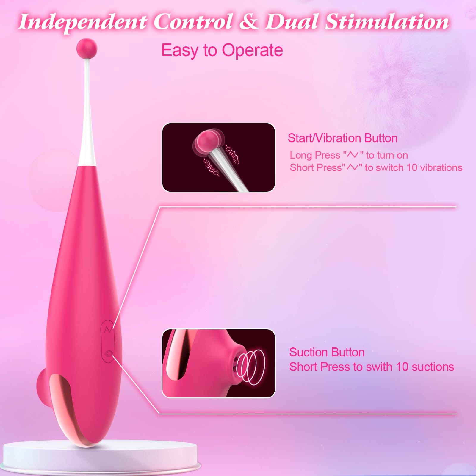 Adult Sex Toys Woman Vibrator Female Toy Couples Vibrators for Vaginal Nipples Clitoris Stimulation Sucking Machine Toys Erotic Wellness Massage Wand