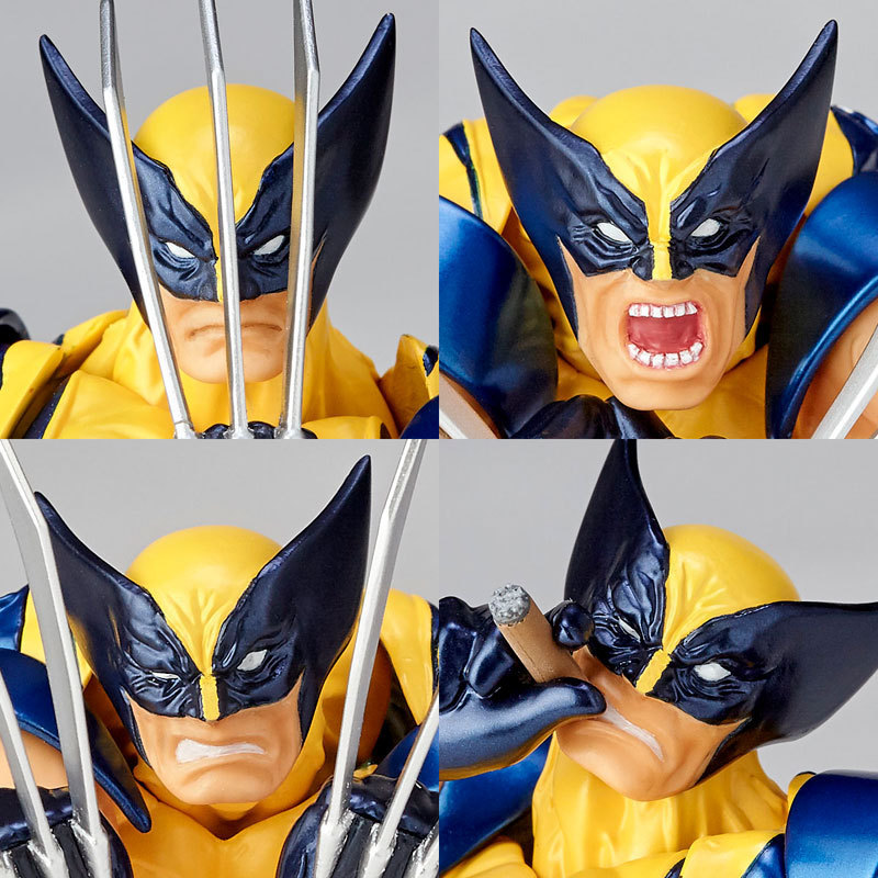 Amazing Yamaguchi Revoltech Kaiyodo Wolverine Figure X-Men Figure Kids Toys