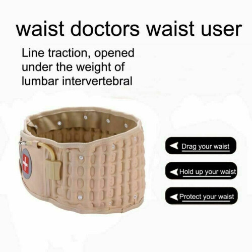 Decompression Belt Back Brace Lumbar Support Spinal Traction Extender