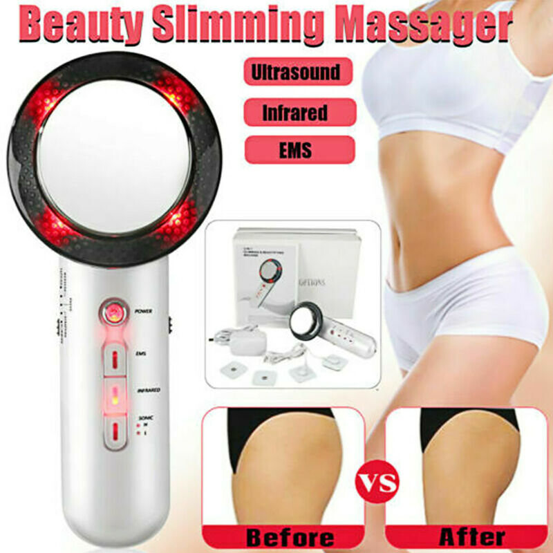 3in1 Ultrasonic Cavitation Body Slimming Massager Machine Body Fat Cellulite Remover