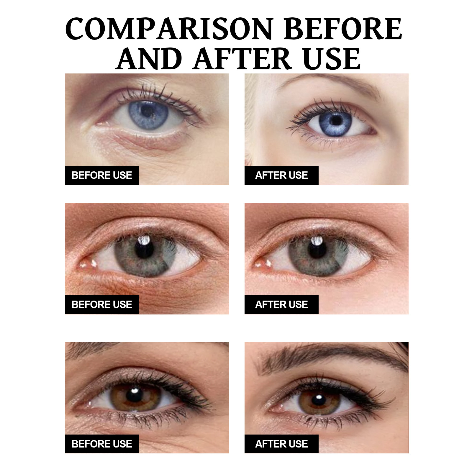 EELHOE Eye Tightening Cream Reducing Fine Lines Firming Anti Dark Circle Repairing Roughness Whitening Nourishing Dry