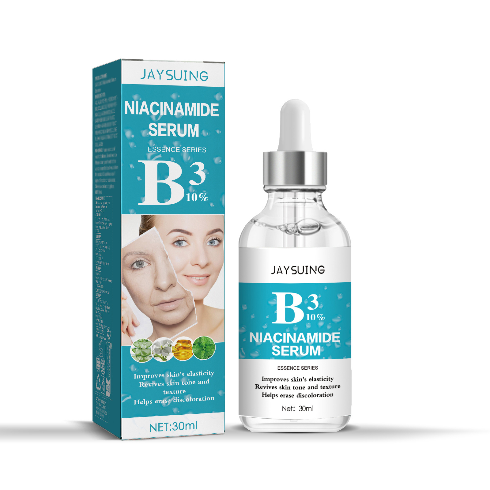 Nicotinamide Anti Wrinkle Serum B3 Face Essence Collagen Lifting Firming Fine Lines Repair Face Essence Smooth Facial Skin Care Anti Aging Serum