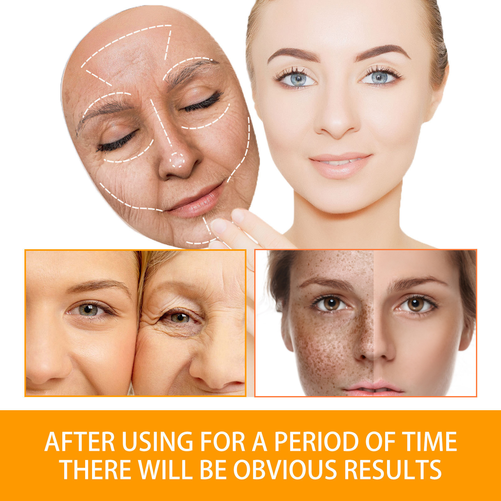 (1 PC) Horse Oil Instant Anti Wrinkle Cream Brightening Smooth Firming Lifting Anti Aging Fade Fine Lines Spot Moisturizing Whitening Repair Skin Skin Rejuvenation