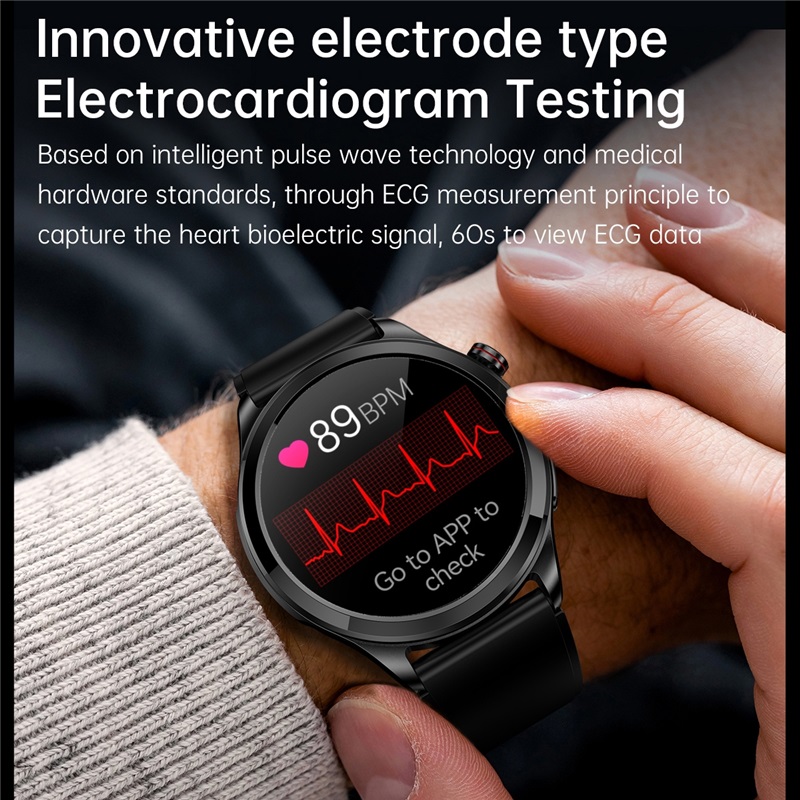 Non-invasive Blood Glucose Smartwatch Men Heart Rate Blood Pressure Sports Smart Watch