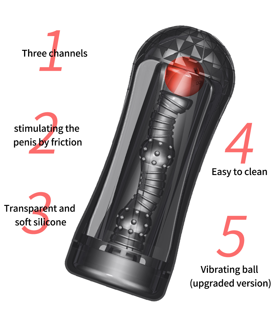 (Masturbator Cup Style A) Sucking Masturbator Cup Artificial Vagina Male Masturbation Vibrator Deep Throat Oral Vagina Suction Blowjob Adults Games Anal Sex Toys for Men Orgasm