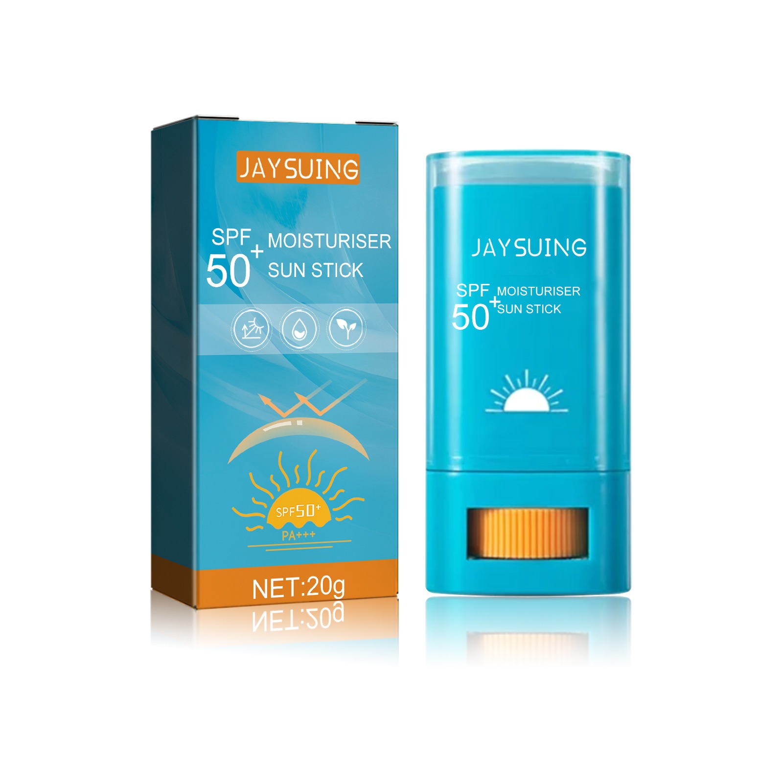 Jaysuing Moisturizing Protective Stick Protection Refreshing Non Sticky Sunscreen Rod Isolated Protection Waterproof Sweat Proof UV Resistant Skin Care Cream