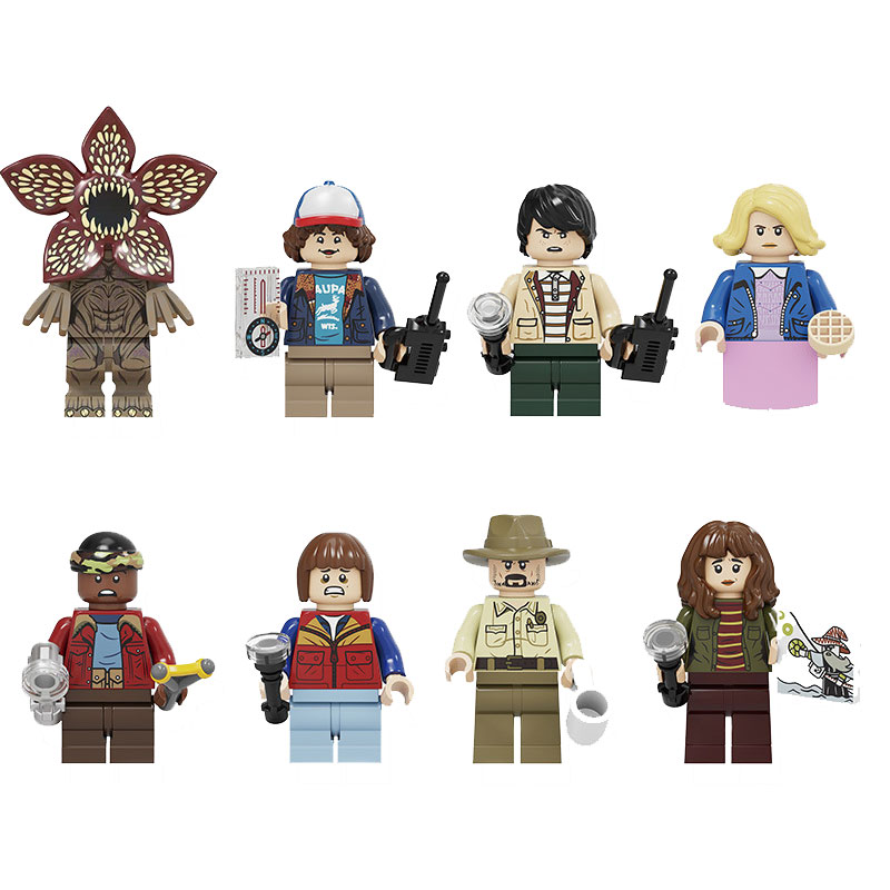 Stranger Things Assembled Minifigures Set Children's Toys Building Blocks Fit Lego